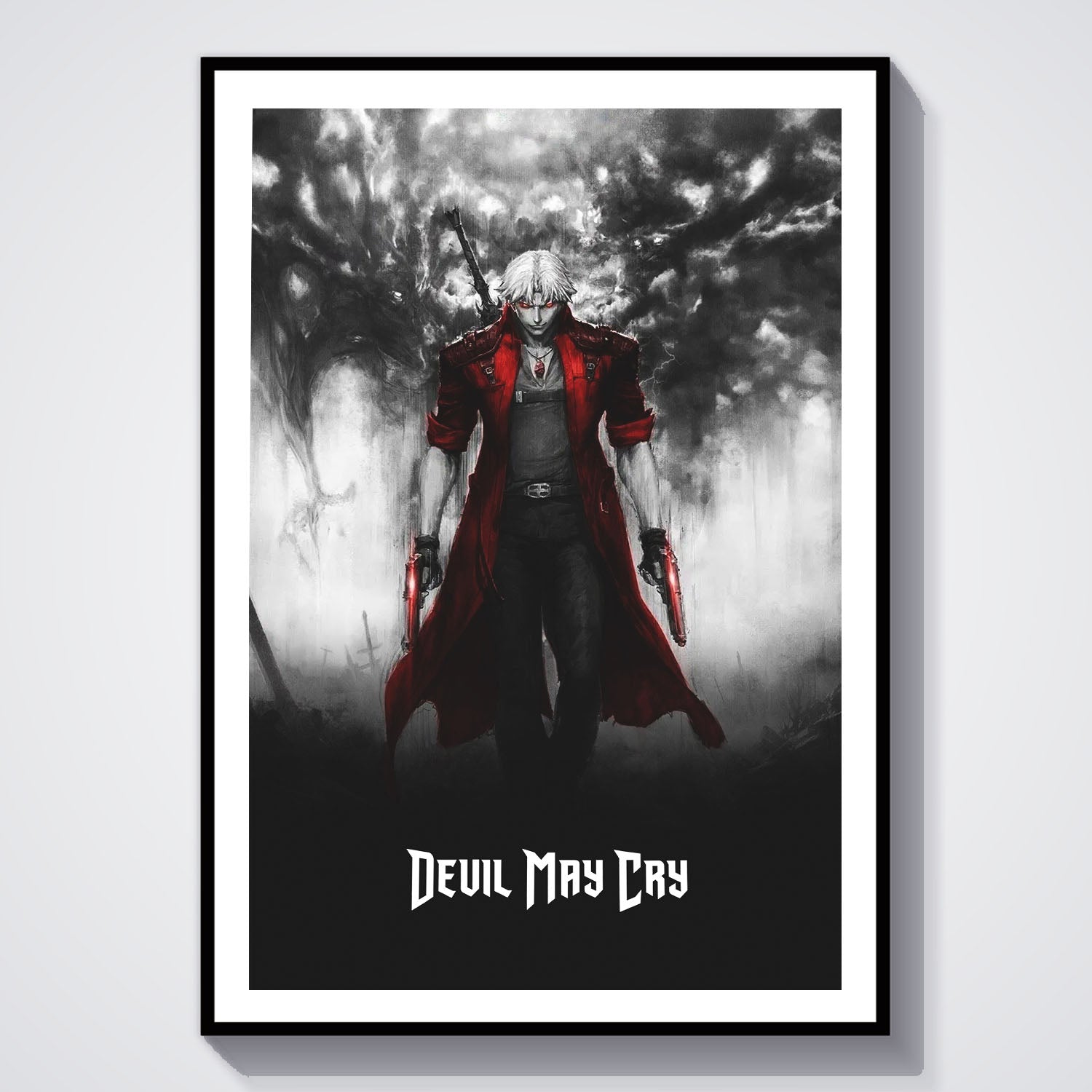 Flex Designs Poster Devil May Cry Noir 8 x 10" Home Goods - TV Show 2025 TV Show Poster
