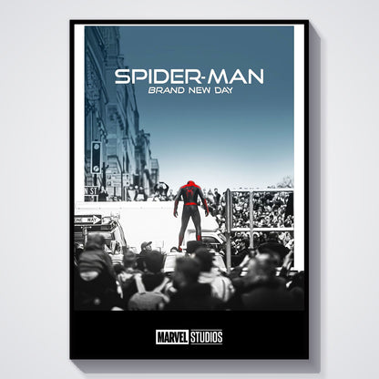 Flex Designs Poster SpiderMan Brand New Day Simple 5 x 7" Home Goods - Movie 2026 Movie Poster