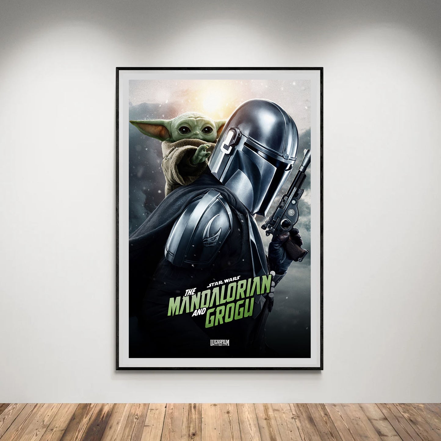 Flex Designs Poster Star Wars The Mandalorian and Grogu Cinematic 8 x 10" Home Goods - Movie 2026 Movie Poster