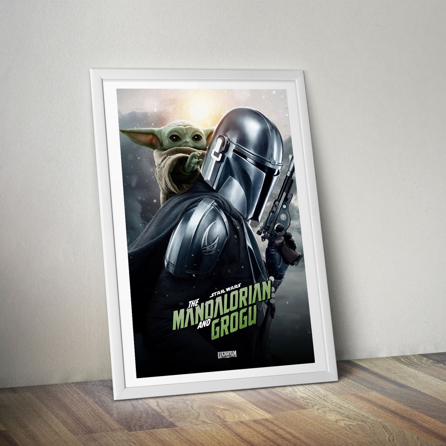 Flex Designs Poster Star Wars The Mandalorian and Grogu Cinematic 8 x 10" Home Goods - Movie 2026 Movie Poster