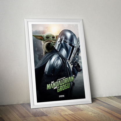 Flex Designs Poster Star Wars The Mandalorian and Grogu Cinematic 8 x 10" Home Goods - Movie 2026 Movie Poster
