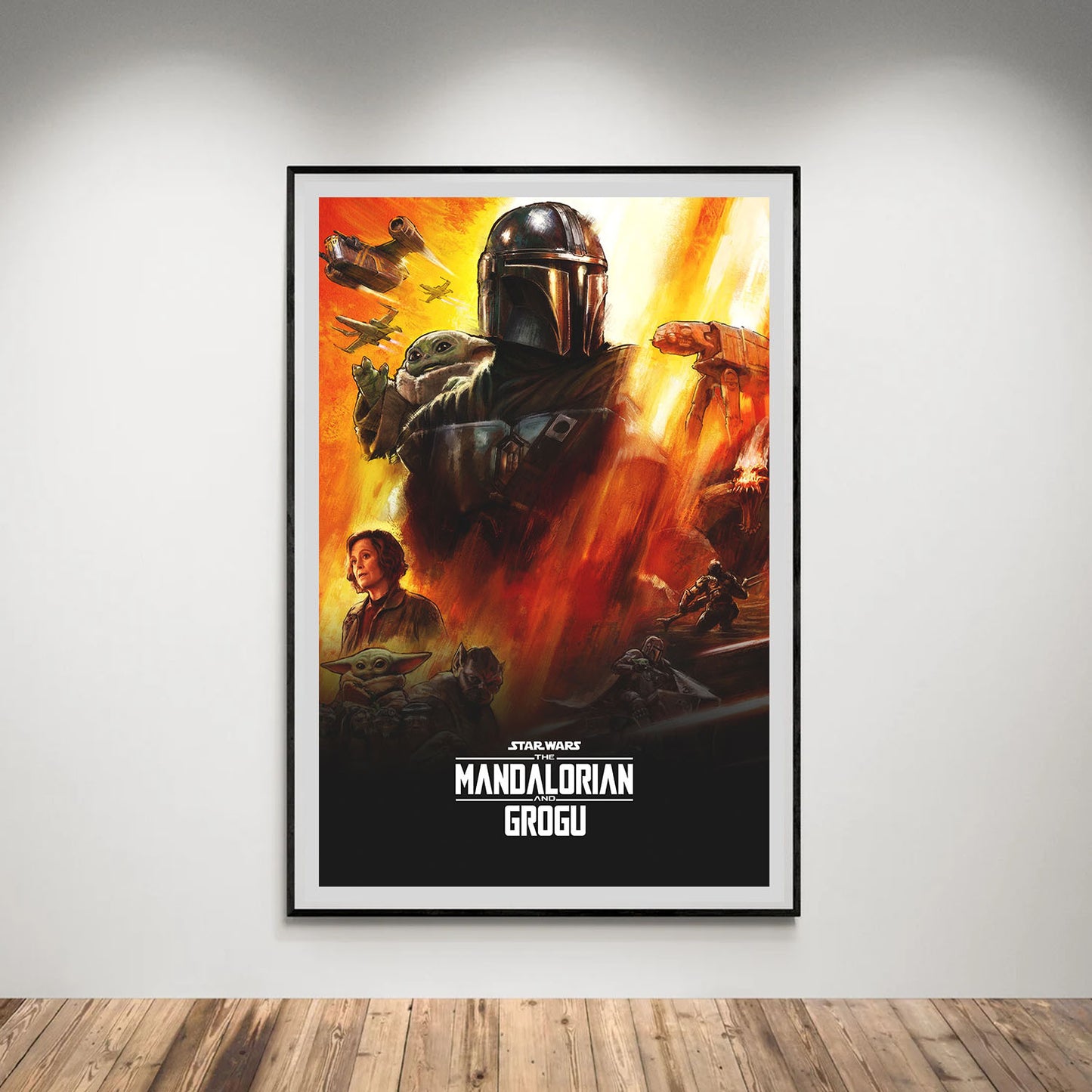 Flex Designs Poster Star Wars The Mandalorian and Grogu 8 x 10" Home Goods - Movie 2026 Movie Poster