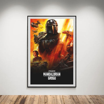 Flex Designs Poster Star Wars The Mandalorian and Grogu 8 x 10" Home Goods - Movie 2026 Movie Poster
