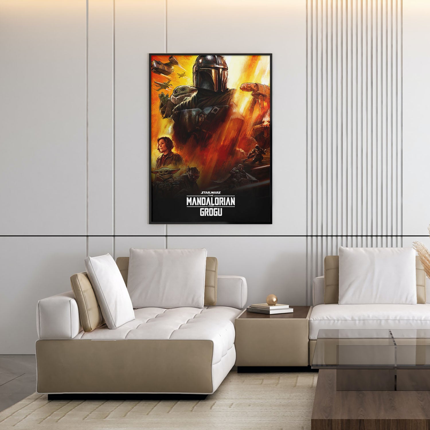Flex Designs Poster Star Wars The Mandalorian and Grogu 5 x 7" Home Goods - Movie 2026 Movie Poster