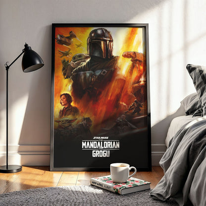 Flex Designs Poster Star Wars The Mandalorian and Grogu 5 x 7" Home Goods - Movie 2026 Movie Poster
