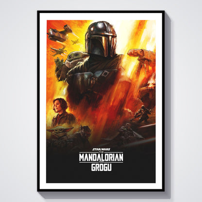 Flex Designs Poster Star Wars The Mandalorian and Grogu 8 x 10" Home Goods - Movie 2026 Movie Poster
