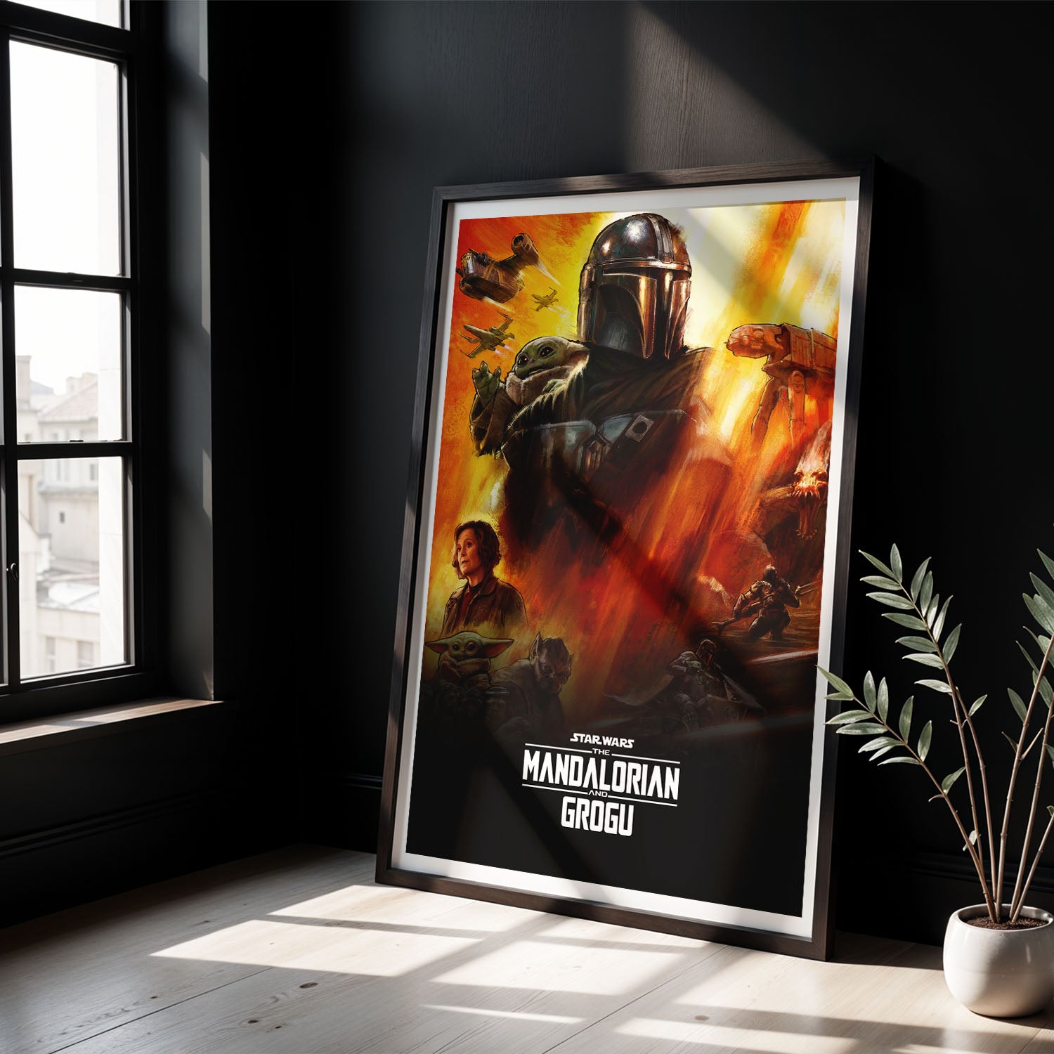 Flex Designs Poster Star Wars The Mandalorian and Grogu 8 x 10" Home Goods - Movie 2026 Movie Poster