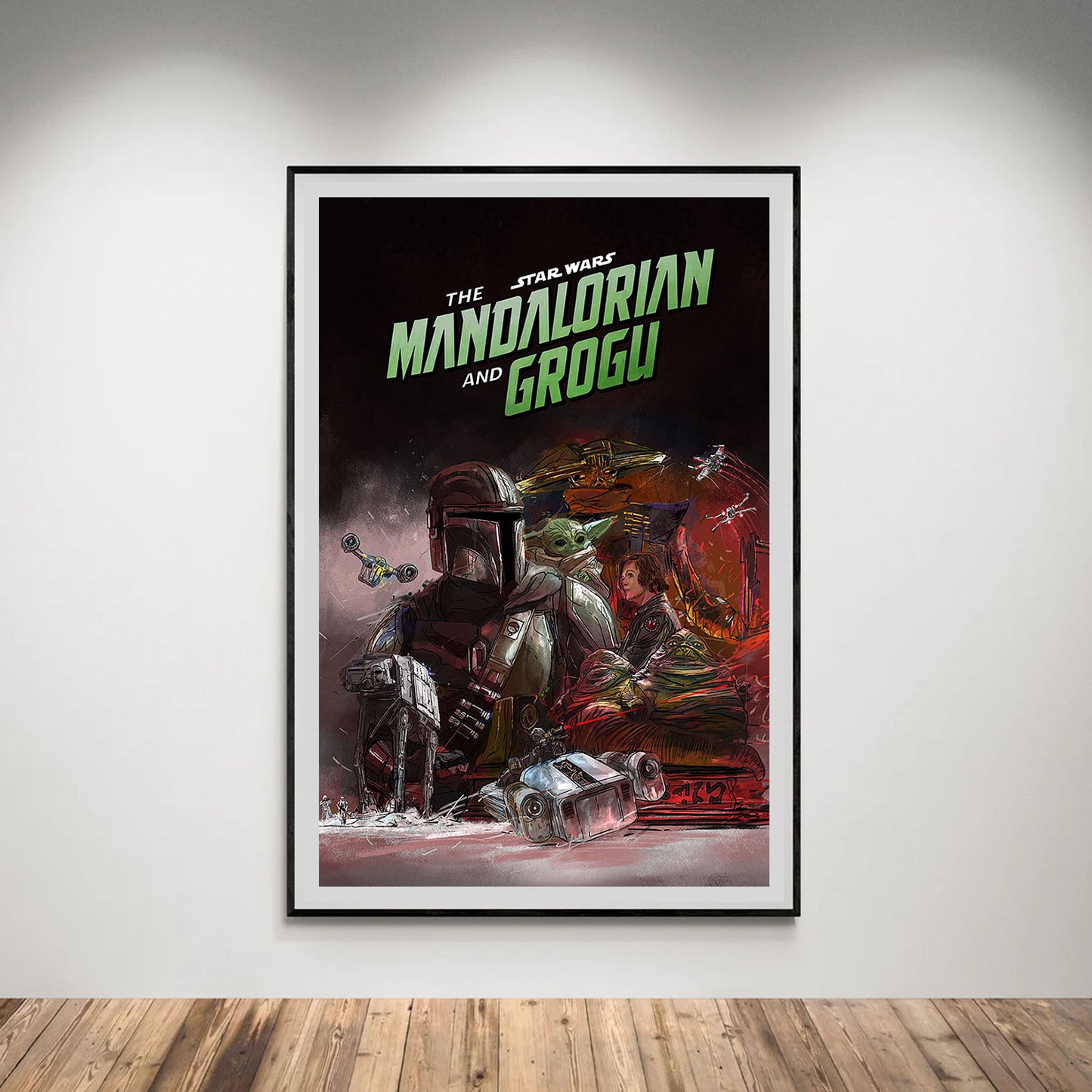Flex Designs Poster Star Wars The Mandalorian and Grogu Key Theatrical 8 x 10" Home Goods - Movie 2026 Movie Poster
