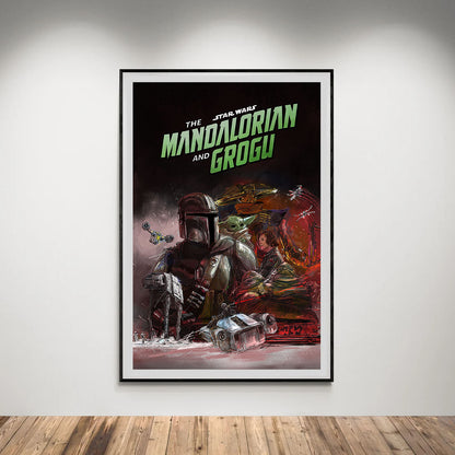 Flex Designs Poster Star Wars The Mandalorian and Grogu Key Theatrical 8 x 10" Home Goods - Movie 2026 Movie Poster