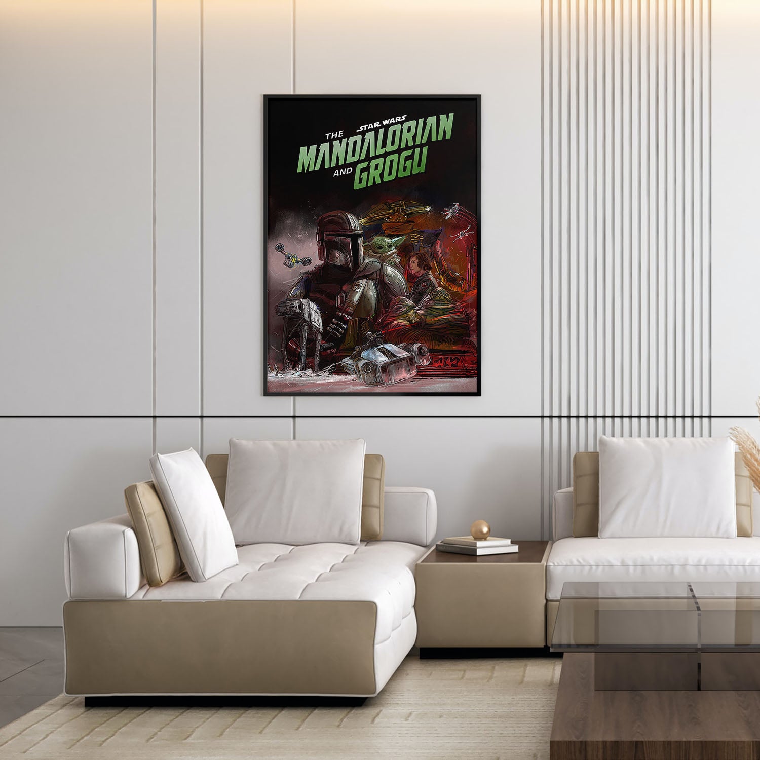 Flex Designs Poster Star Wars The Mandalorian and Grogu Key Theatrical 5 x 7" Home Goods - Movie 2026 Movie Poster