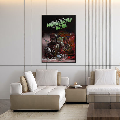 Flex Designs Poster Star Wars The Mandalorian and Grogu Key Theatrical 5 x 7" Home Goods - Movie 2026 Movie Poster