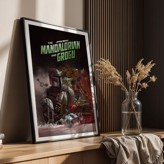 Flex Designs Poster Star Wars The Mandalorian and Grogu Key Theatrical 5 x 7" Home Goods - Movie 2026 Movie Poster