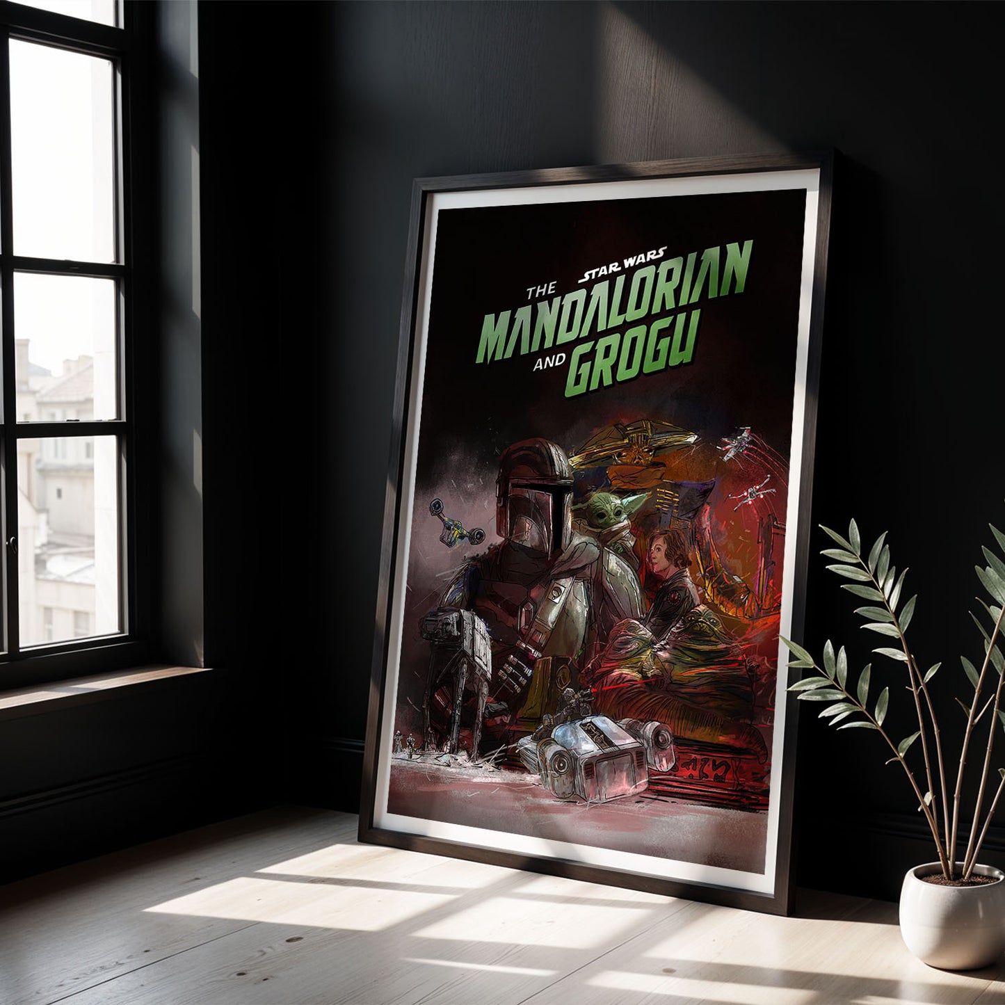 Flex Designs Poster Star Wars The Mandalorian and Grogu Key Theatrical 8 x 10" Home Goods - Movie 2026 Movie Poster