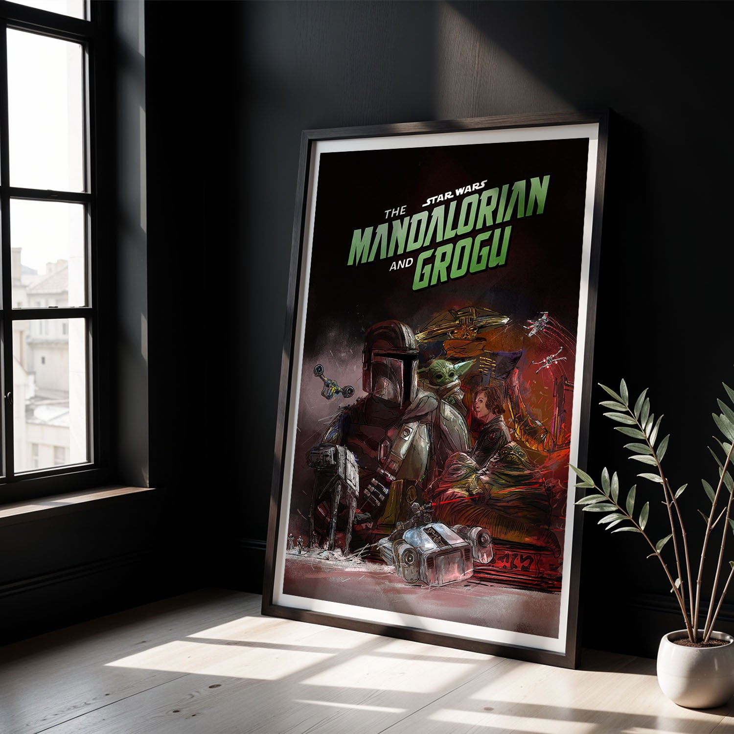 Flex Designs Poster Star Wars The Mandalorian and Grogu Key Theatrical 8 x 10" Home Goods - Movie 2026 Movie Poster