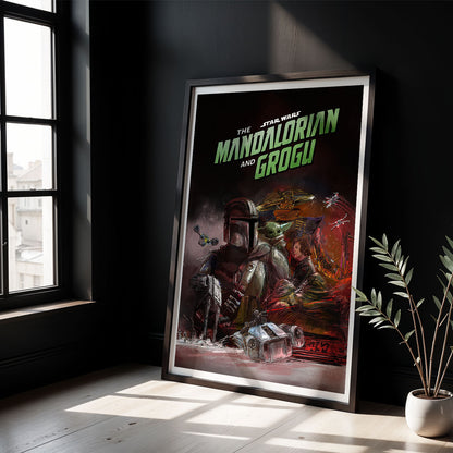 Flex Designs Poster Star Wars The Mandalorian and Grogu Key Theatrical 8 x 10" Home Goods - Movie 2026 Movie Poster