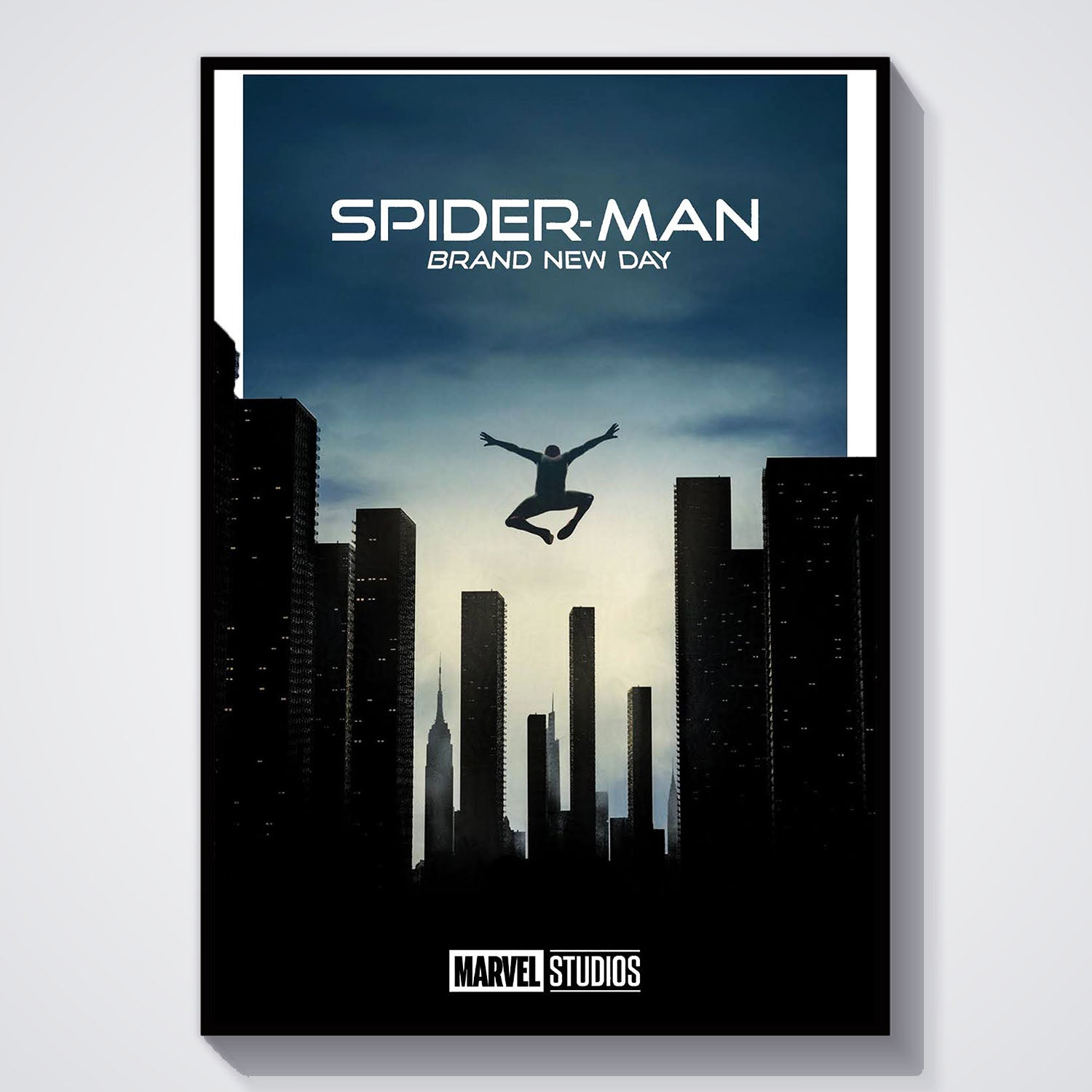 Flex Designs Poster SpiderMan Brand New Day Minimalist 5 x 7" Home Goods - Movie 2026 Movie Poster