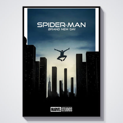 Flex Designs Poster SpiderMan Brand New Day Minimalist 5 x 7" Home Goods - Movie 2026 Movie Poster