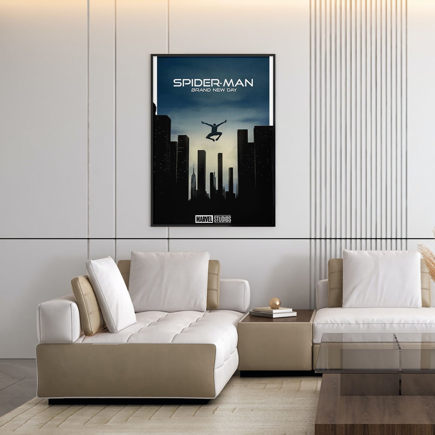 Flex Designs Poster SpiderMan Brand New Day Minimalist 5 x 7" Home Goods - Movie 2026 Movie Poster