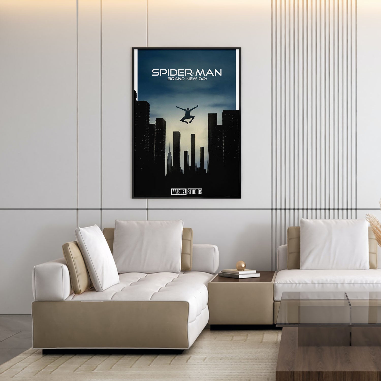 Flex Designs Poster SpiderMan Brand New Day Minimalist 5 x 7" Home Goods - Movie 2026 Movie Poster