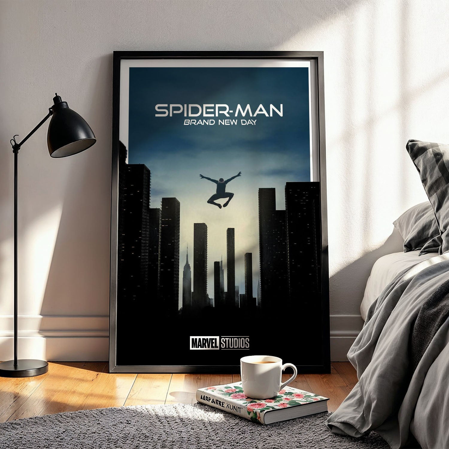 Flex Designs Poster SpiderMan Brand New Day Minimalist 5 x 7" Home Goods - Movie 2026 Movie Poster