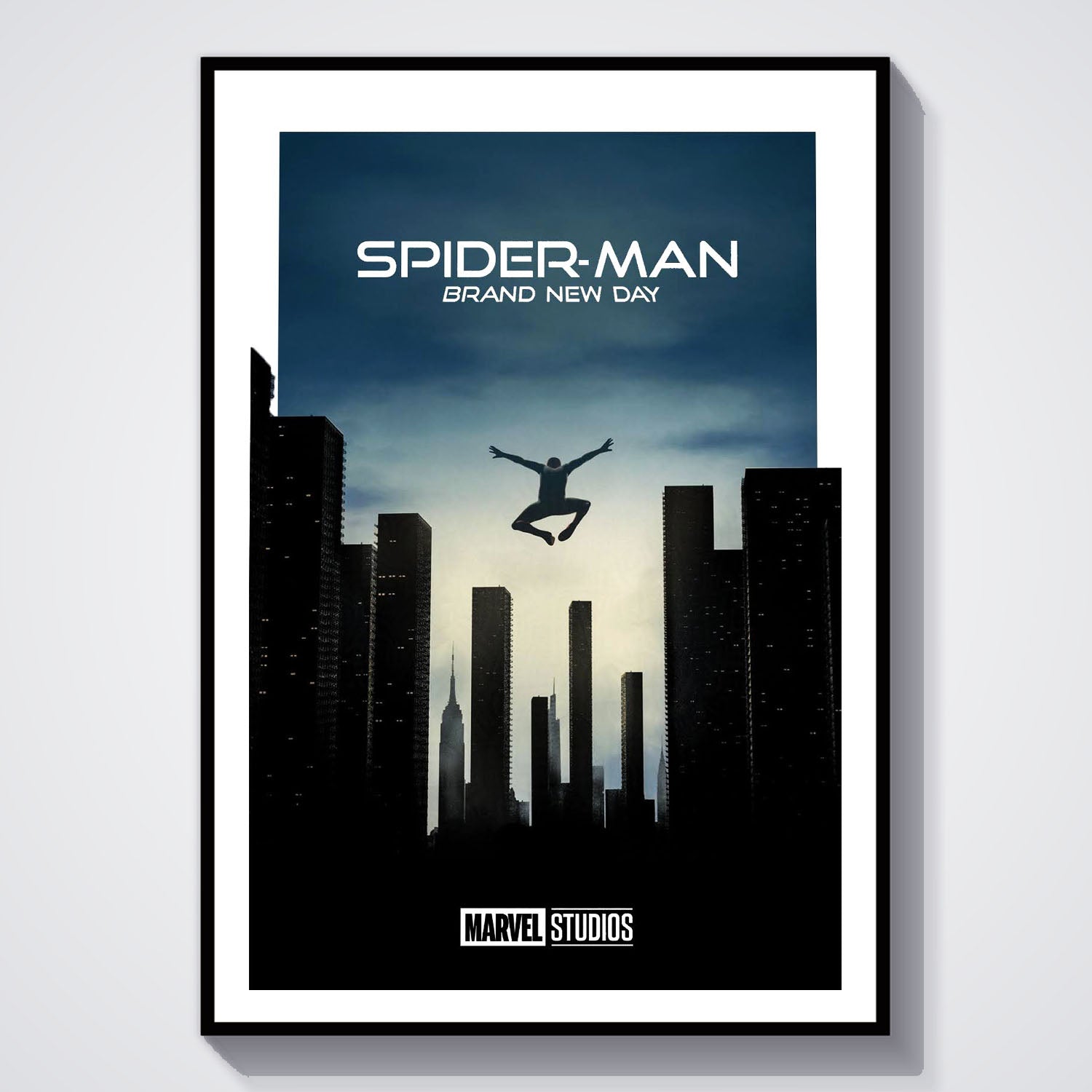 Flex Designs Poster SpiderMan Brand New Day Minimalist 8 x 10" Home Goods - Movie 2026 Movie Poster