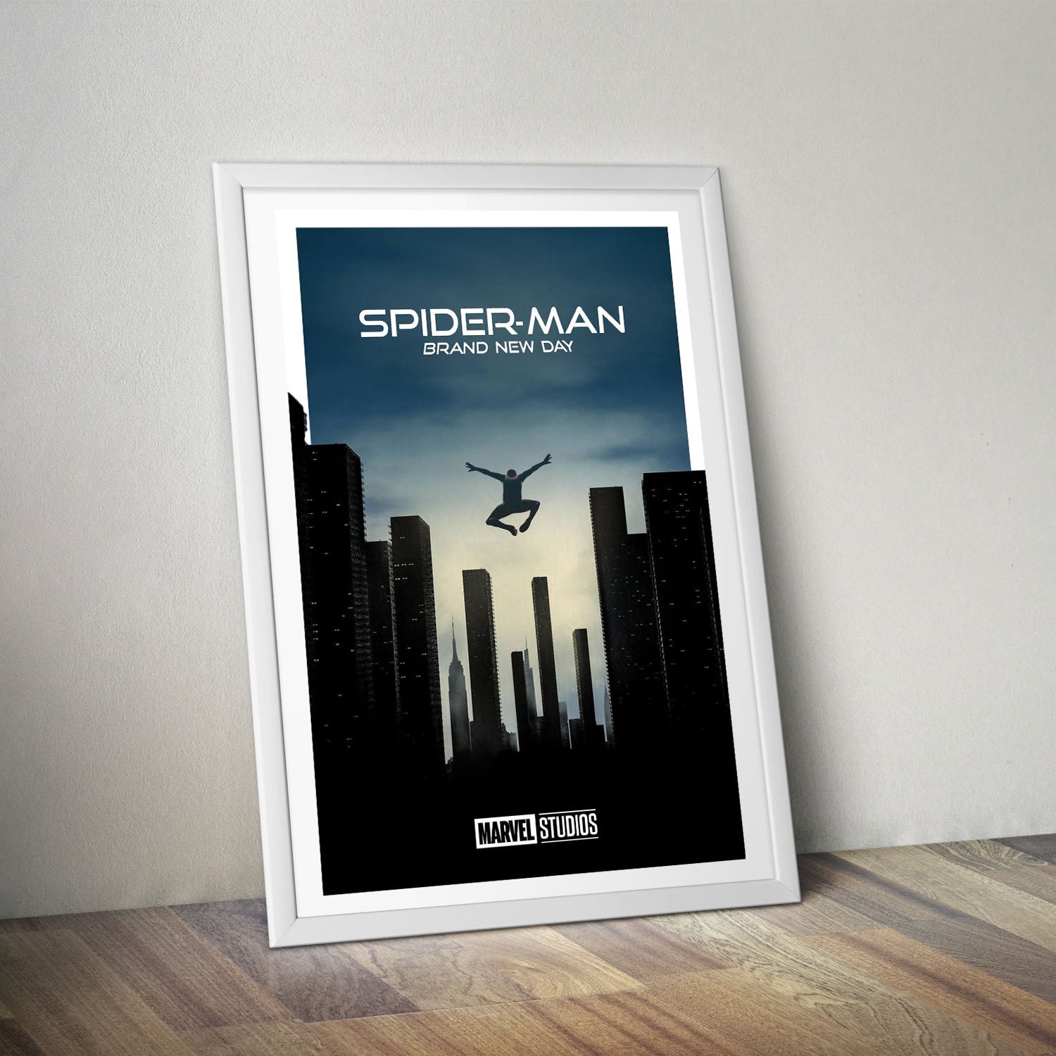 Flex Designs Poster SpiderMan Brand New Day Minimalist 8 x 10" Home Goods - Movie 2026 Movie Poster