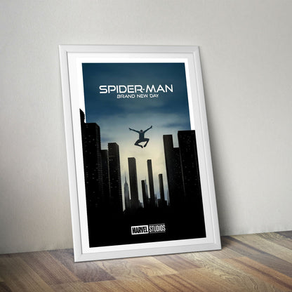 Flex Designs Poster SpiderMan Brand New Day Minimalist 8 x 10" Home Goods - Movie 2026 Movie Poster