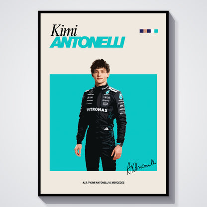 Flex Designs Poster Kimi Antonelli FlexM 5 x 7" Home Goods - Sports  Poster