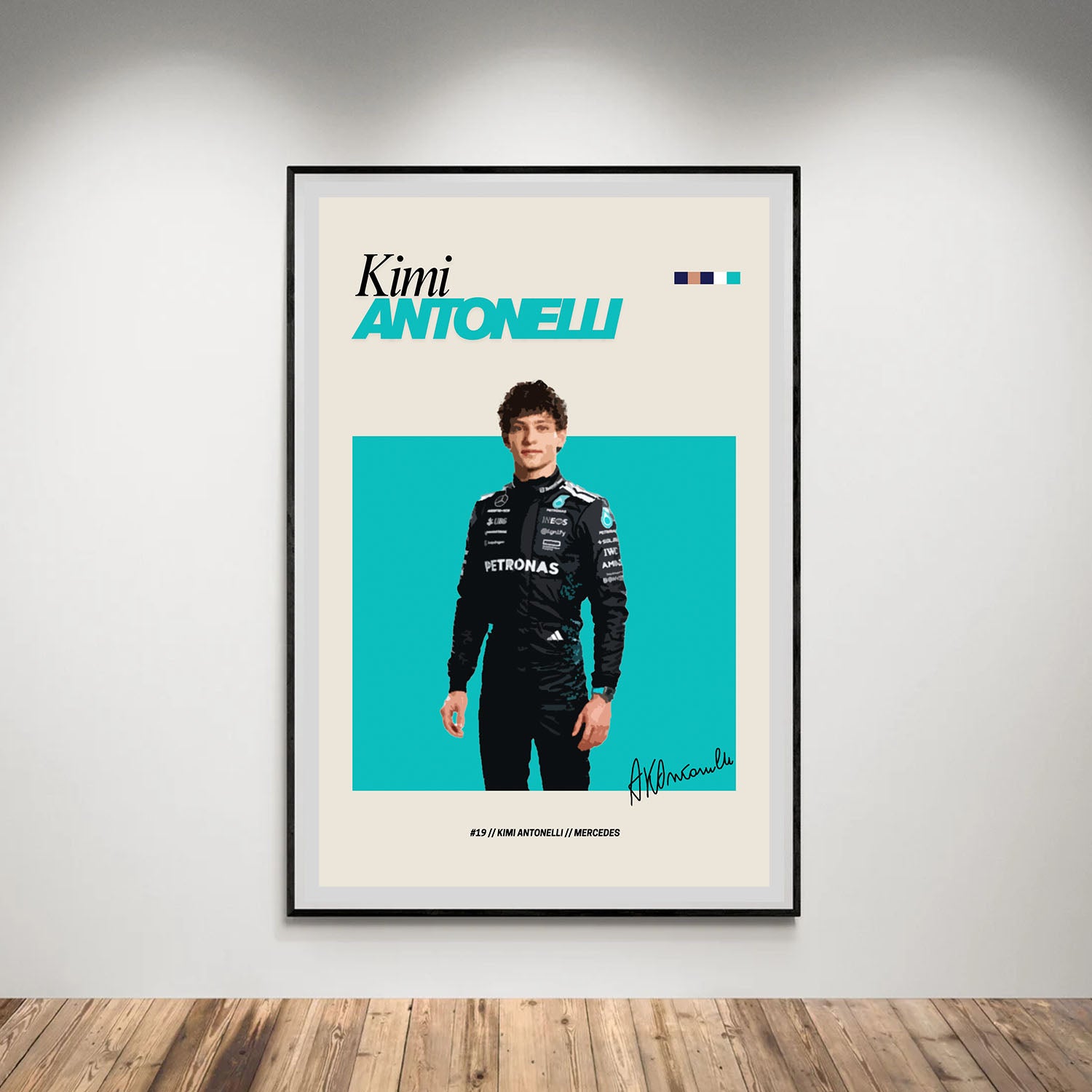 Flex Designs Poster Kimi Antonelli FlexM 8 x 10" Home Goods - Sports  Poster
