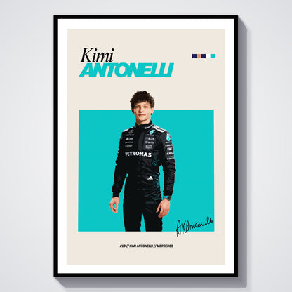Flex Designs Poster Kimi Antonelli FlexM 8 x 10" Home Goods - Sports  Poster