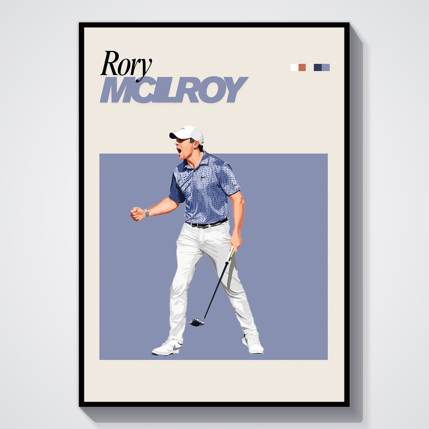 Flex Designs Poster Rory McIlroy FlexM 5 x 7" Home Goods - Sports  Poster
