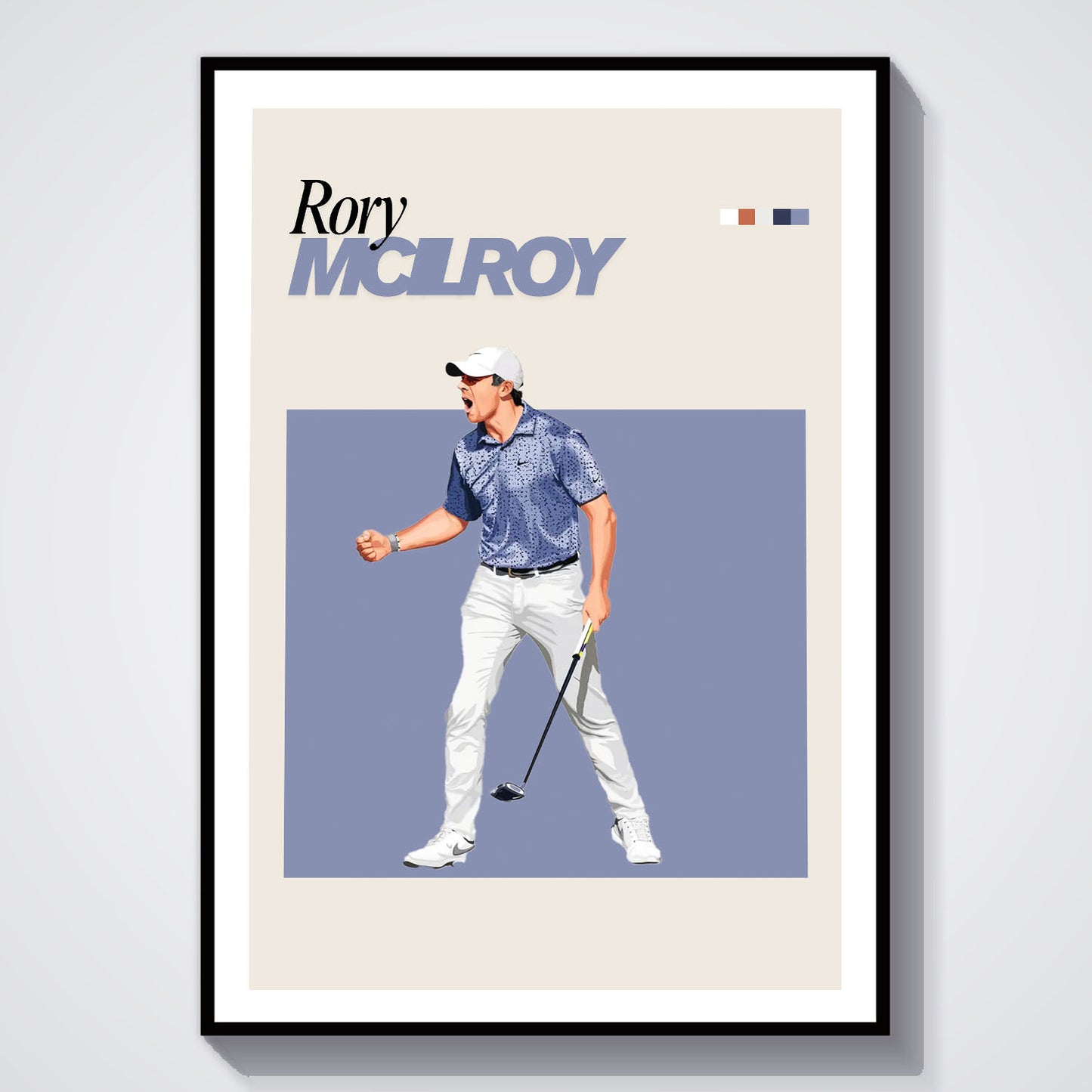 Flex Designs Poster Rory McIlroy FlexM 8 x 10" Home Goods - Sports  Poster