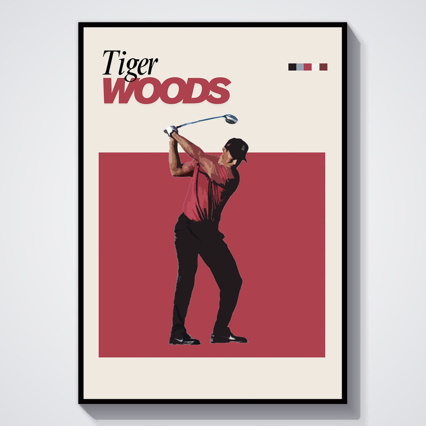 Flex Designs Poster Tiger Woods FlexM 5 x 7" Home Goods - Sports  Poster