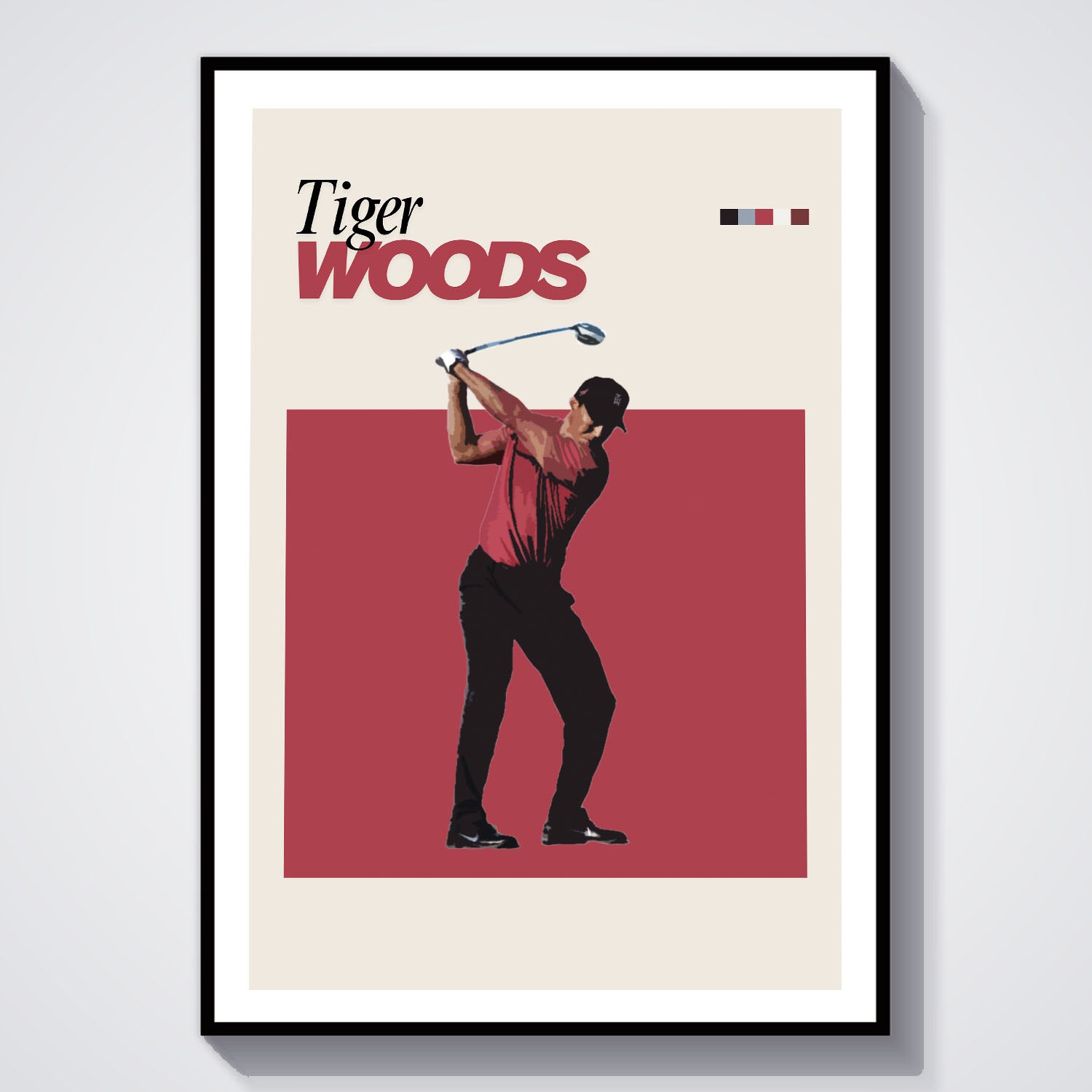 Flex Designs Poster Tiger Woods FlexM 8 x 10" Home Goods - Sports  Poster