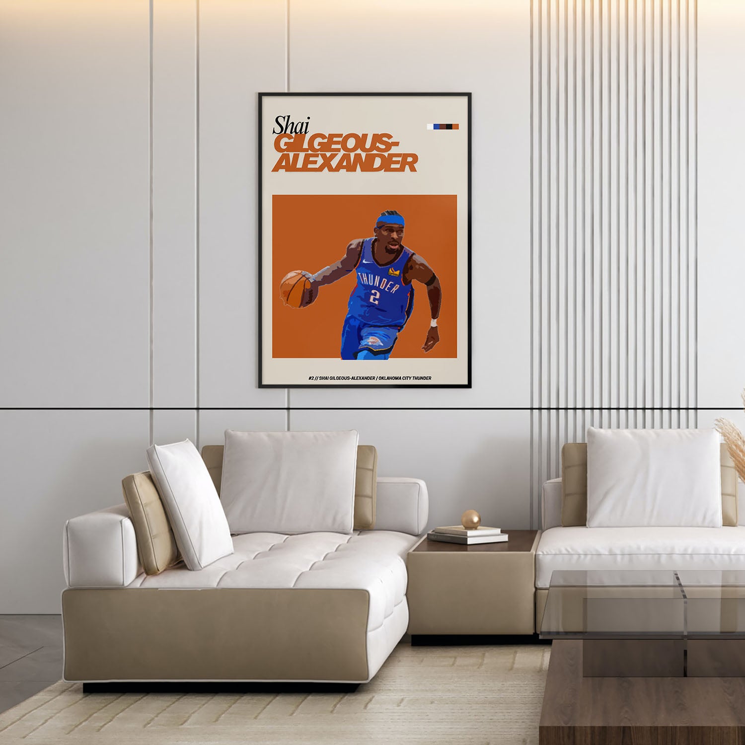 Flex Designs Poster Shai Gilgeous Alexander FlexM 5 x 7" Home Goods - Sports  Poster