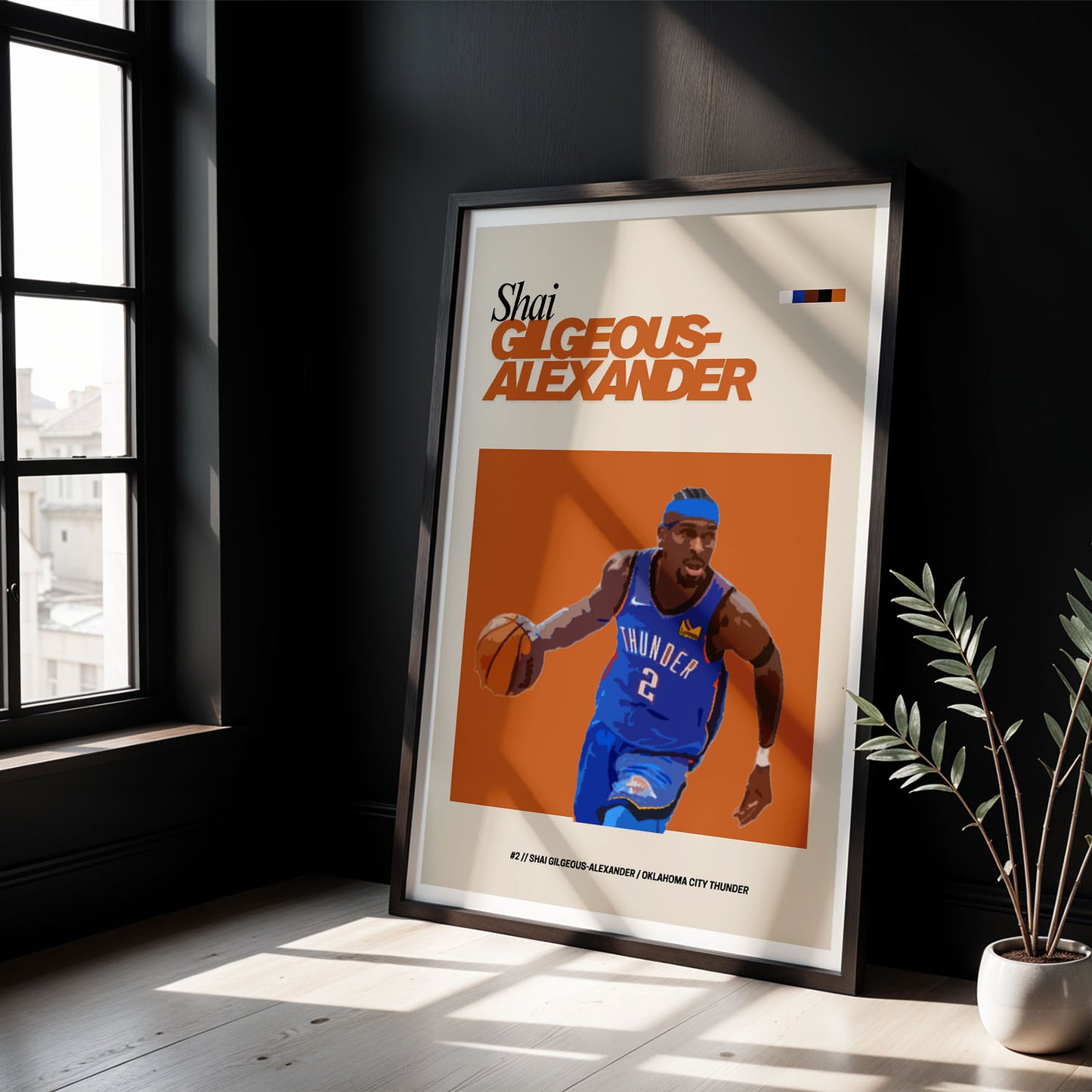Flex Designs Poster Shai Gilgeous Alexander FlexM 8 x 10" Home Goods - Sports  Poster