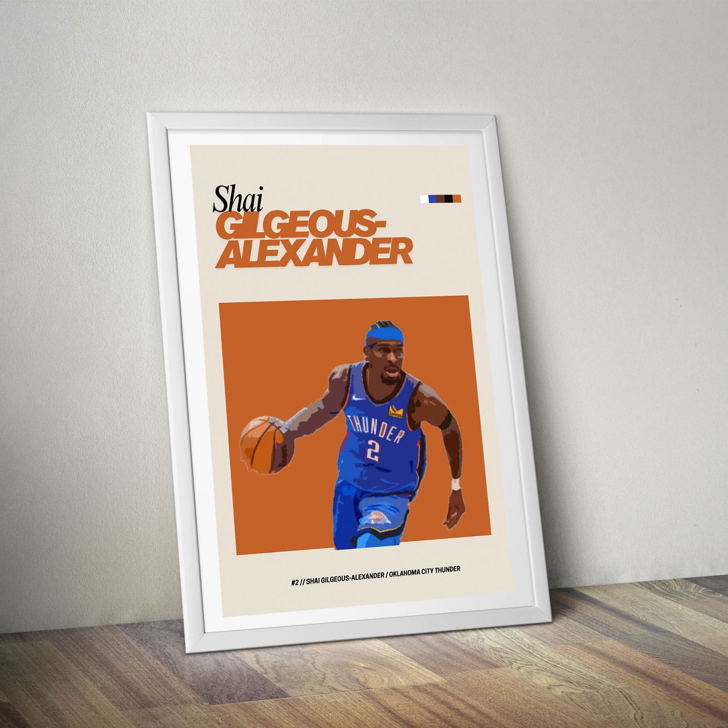 Flex Designs Poster Shai Gilgeous Alexander FlexM 8 x 10" Home Goods - Sports  Poster