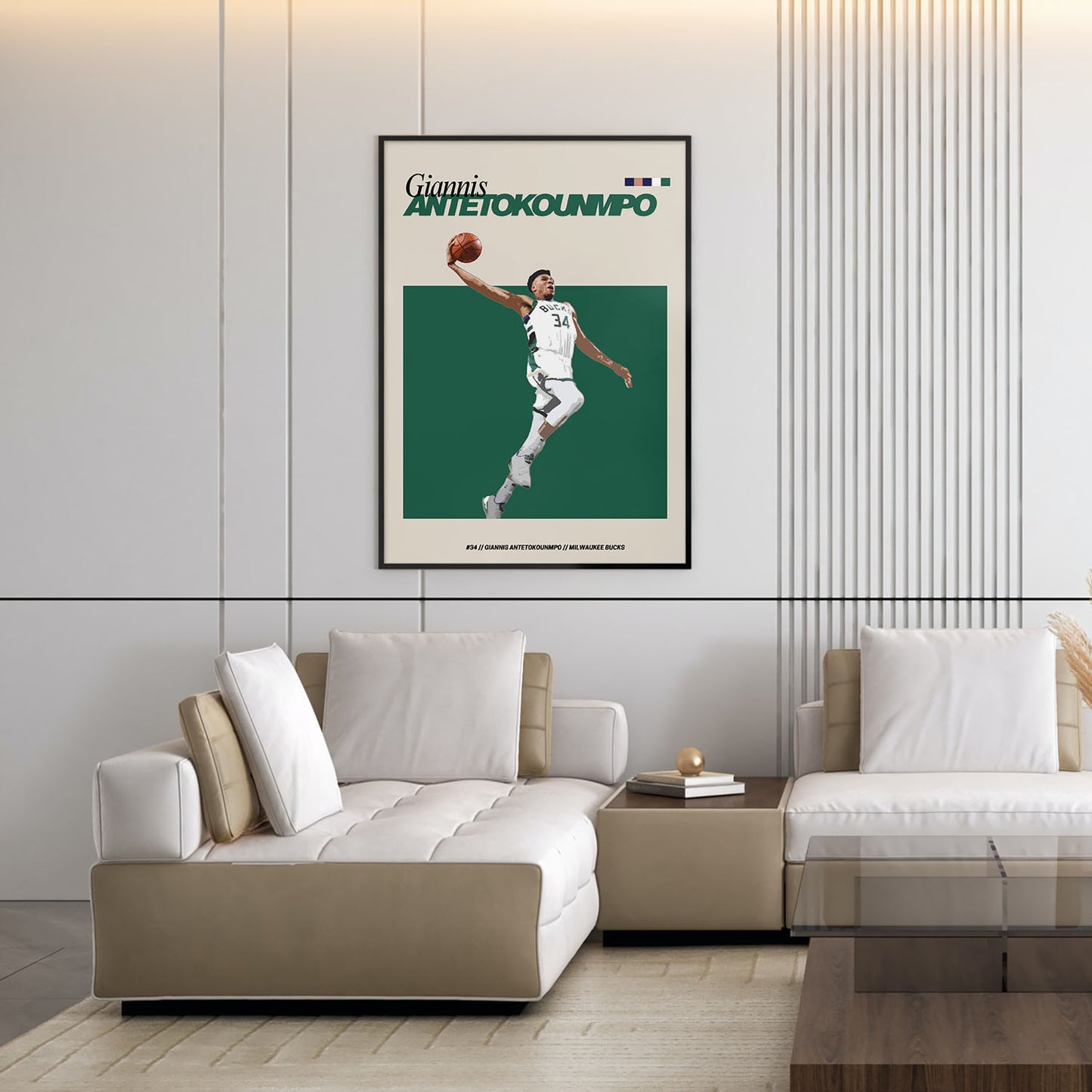Flex Designs Poster Giannis Antetokounmpo FlexM 5 x 7" Home Goods - Sports  Poster