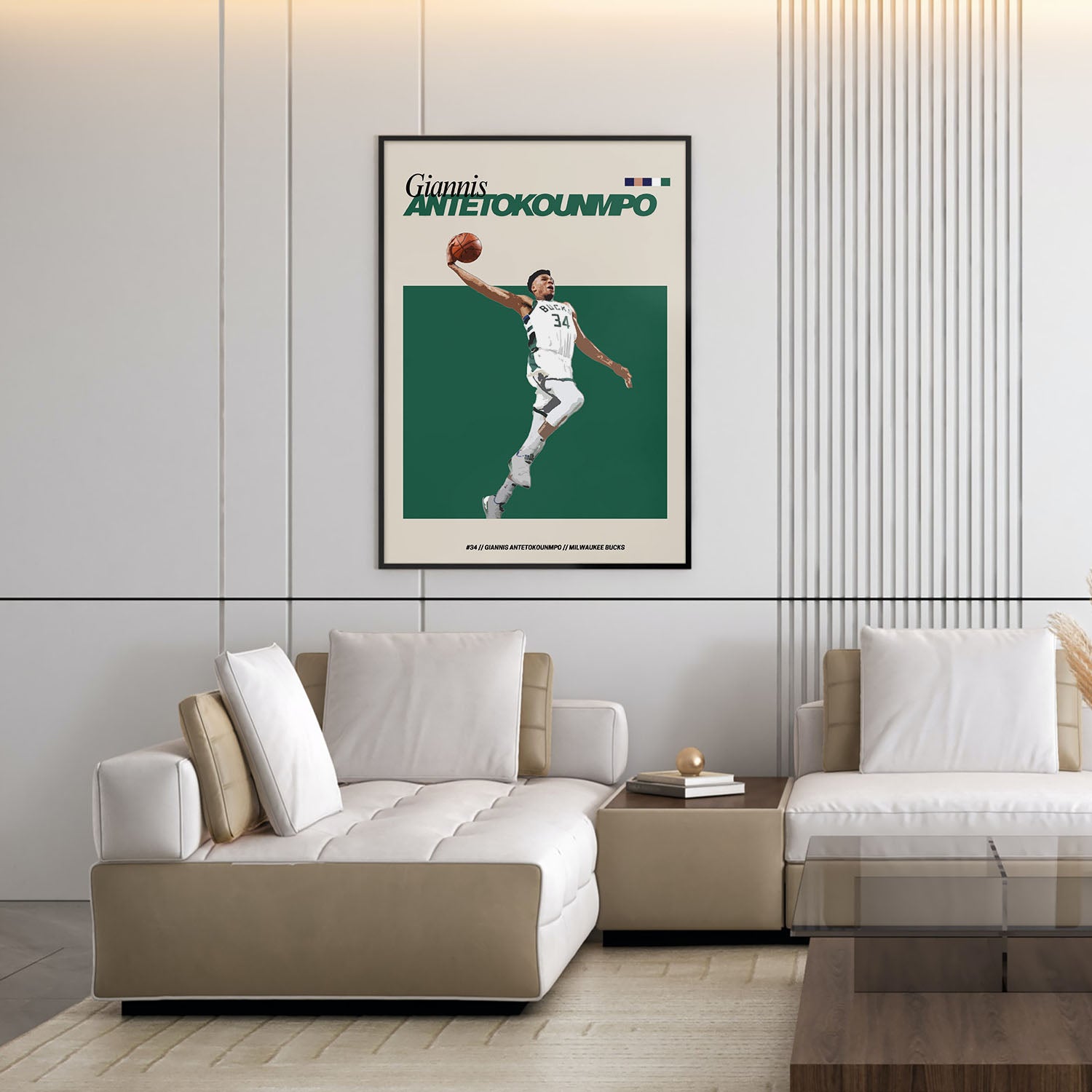 Flex Designs Poster Giannis Antetokounmpo FlexM 5 x 7" Home Goods - Sports  Poster