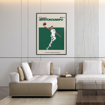 Flex Designs Poster Giannis Antetokounmpo FlexM 5 x 7" Home Goods - Sports  Poster