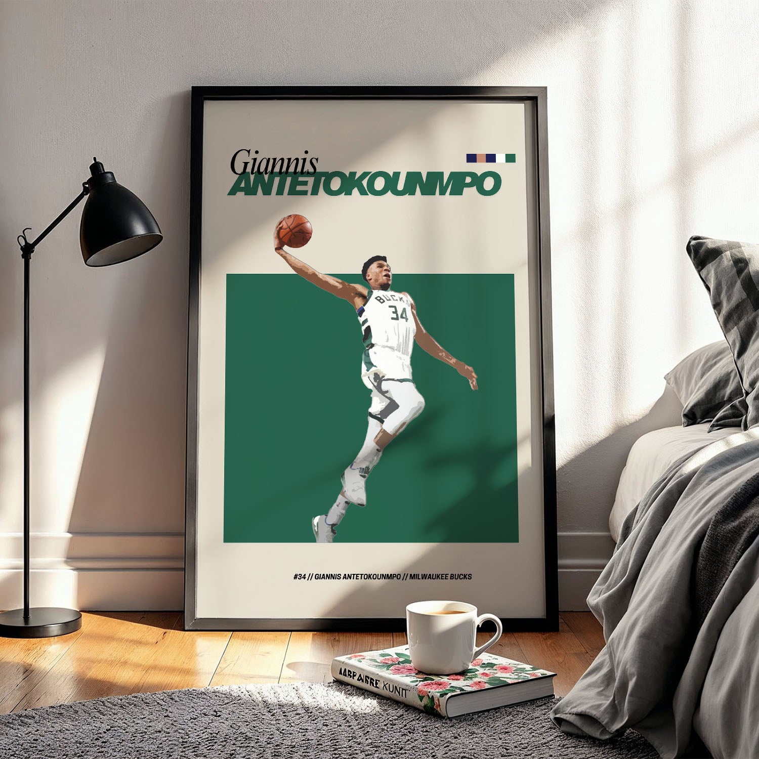 Flex Designs Poster Giannis Antetokounmpo FlexM 5 x 7" Home Goods - Sports  Poster