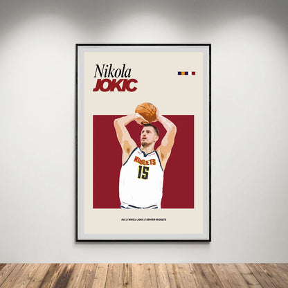 Flex Designs Poster Nikola Jokic FlexM 8 x 10" Home Goods - Sports  Poster