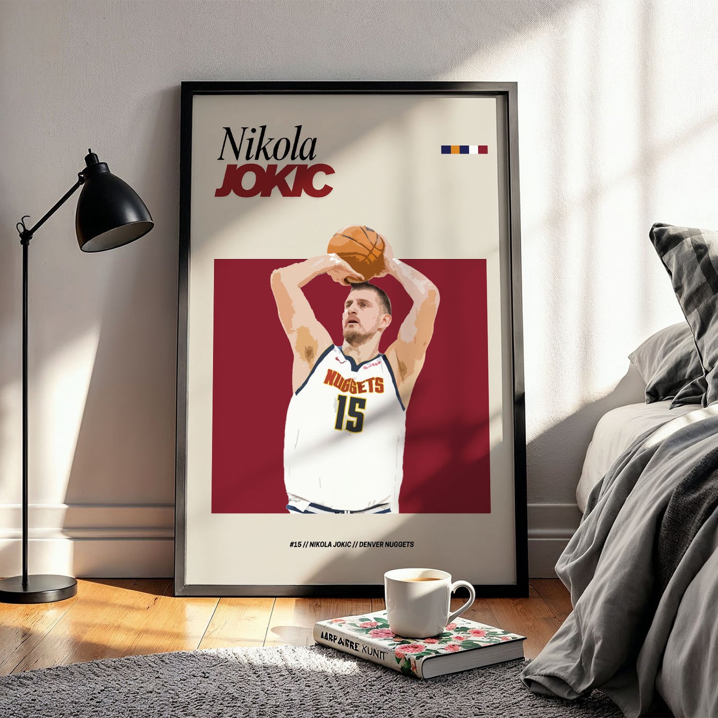 Flex Designs Poster Nikola Jokic FlexM 5 x 7" Home Goods - Sports  Poster