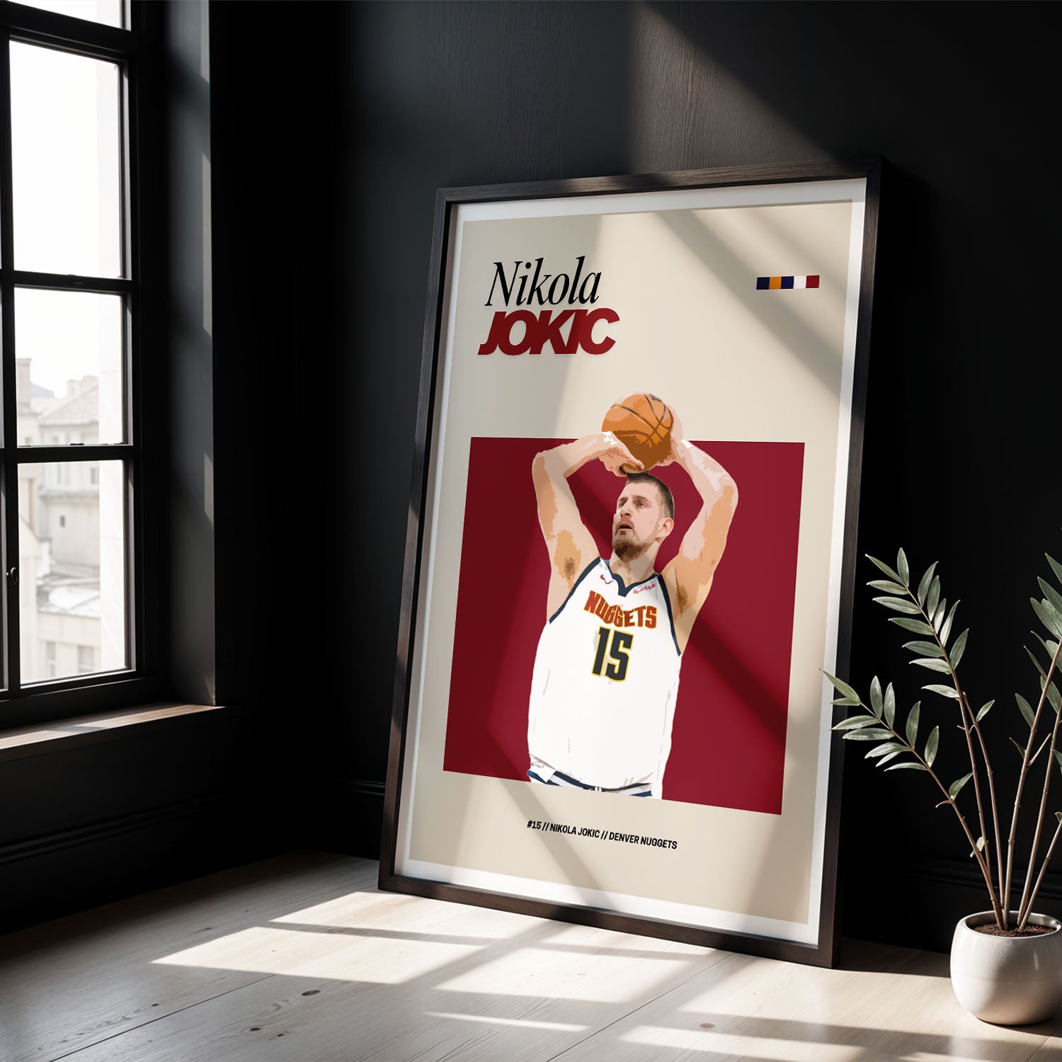 Flex Designs Poster Nikola Jokic FlexM 8 x 10" Home Goods - Sports  Poster