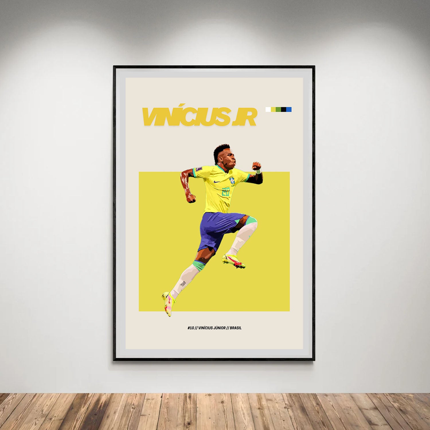 Flex Designs Poster Vinicius Junior FlexM 8 x 10" Home Goods - Sports  Poster