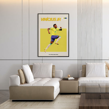 Flex Designs Poster Vinicius Junior FlexM 5 x 7" Home Goods - Sports  Poster