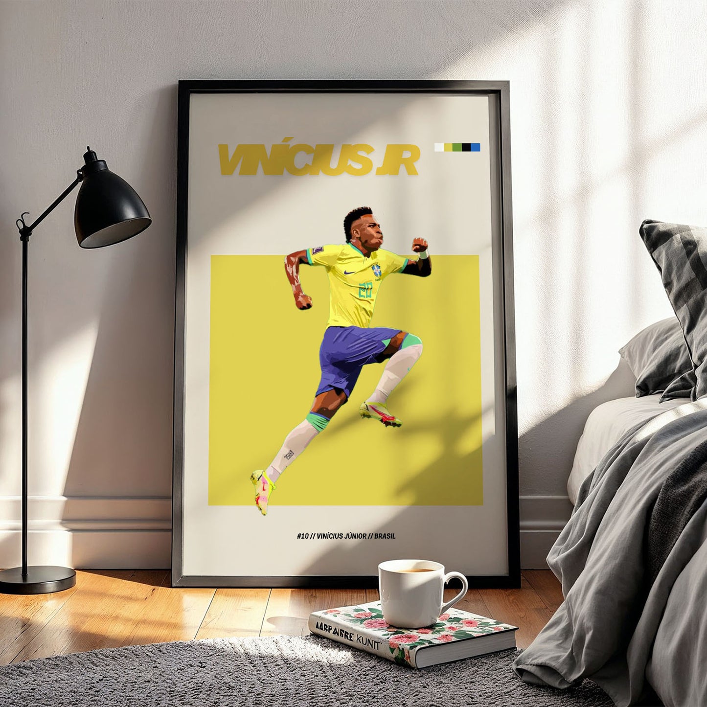 Flex Designs Poster Vinicius Junior FlexM 5 x 7" Home Goods - Sports  Poster