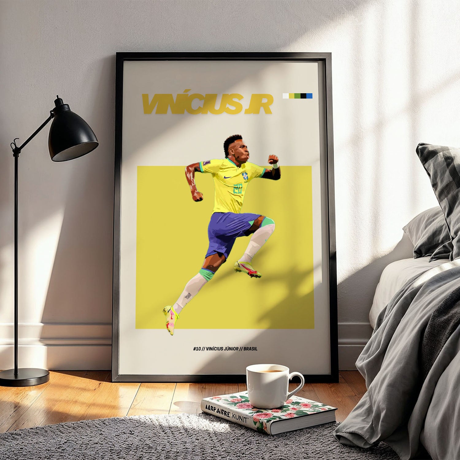 Flex Designs Poster Vinicius Junior FlexM 5 x 7" Home Goods - Sports  Poster