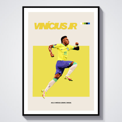 Flex Designs Poster Vinicius Junior FlexM 8 x 10" Home Goods - Sports  Poster