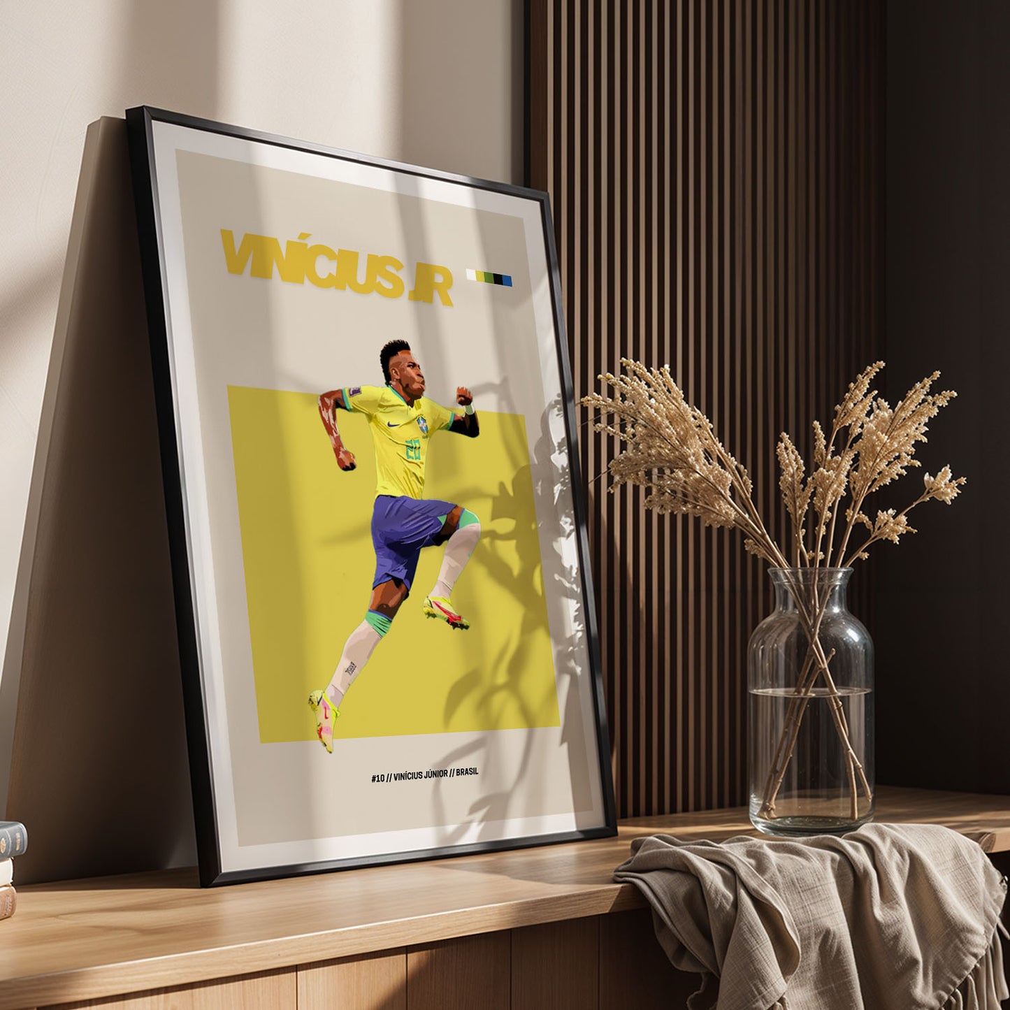 Flex Designs Poster Vinicius Junior FlexM 5 x 7" Home Goods - Sports  Poster